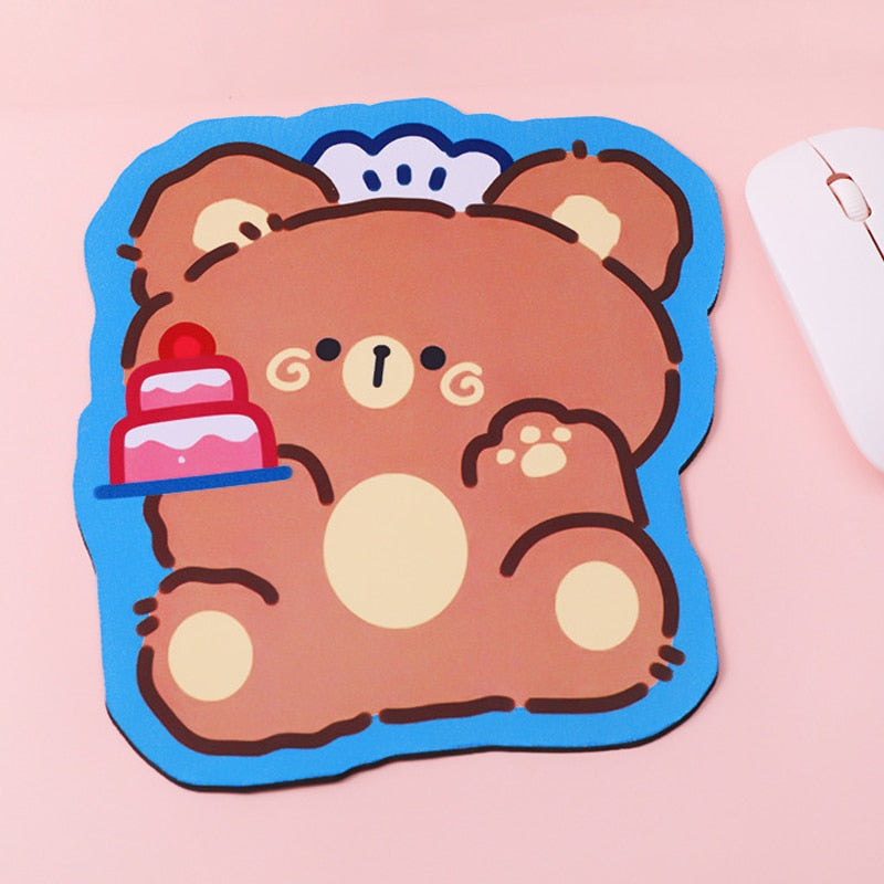 Happy bear small mouse pads - bears - gamer - girls - gaming mouse pad