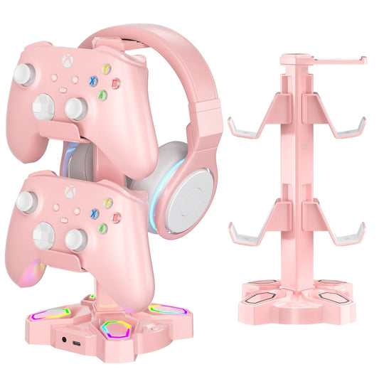 Headset & controller led stand - controller stand - headset - organizer -