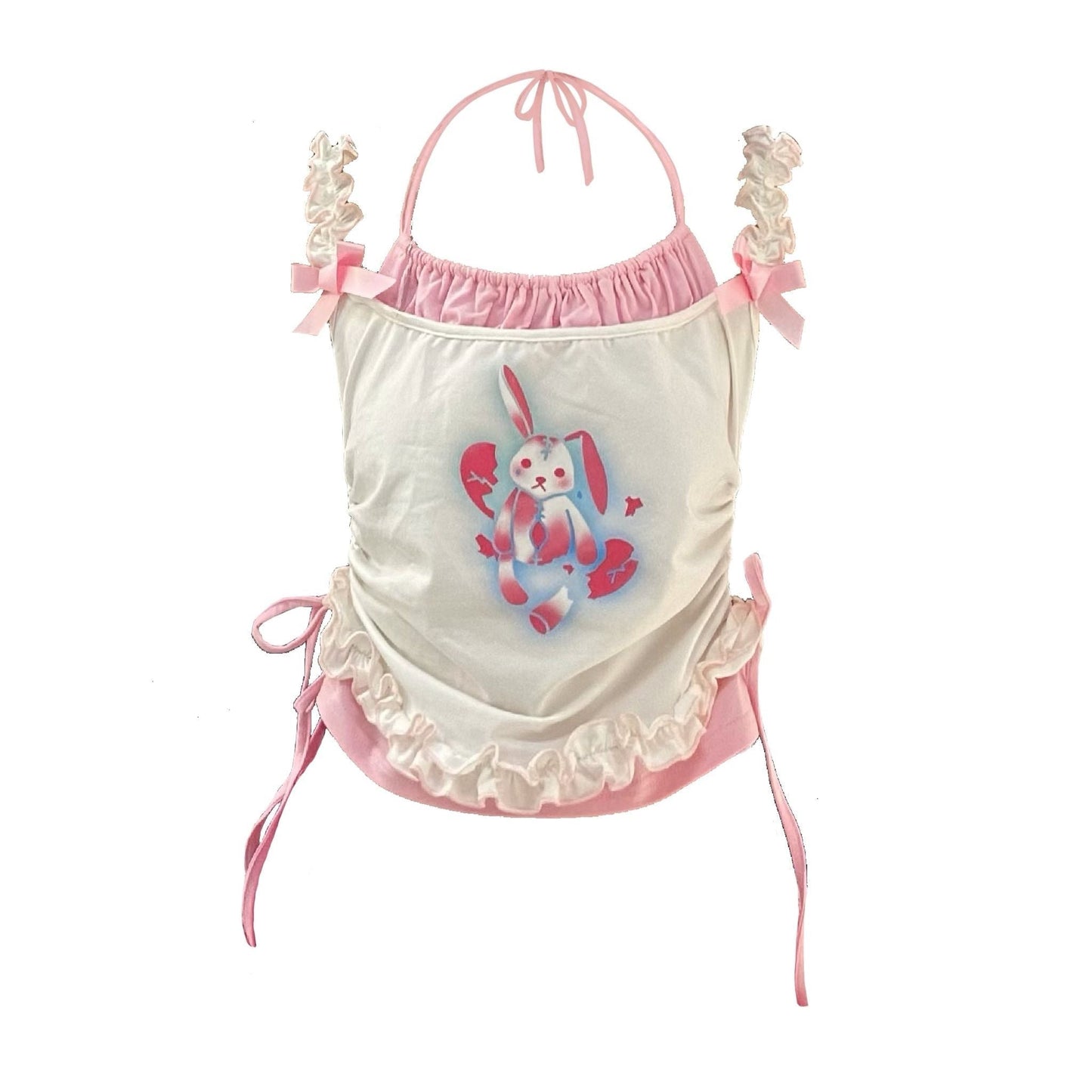 Heartbreak bunny cami top - bear - bears - bows - bunny - cami