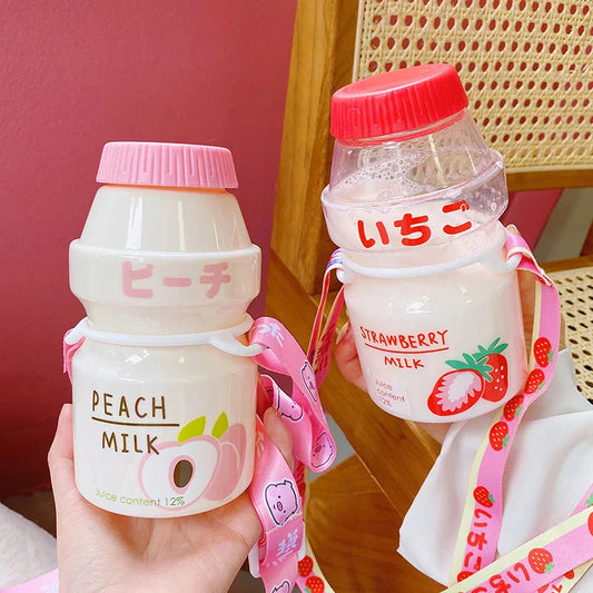 Japanese fruit water bottles - bottles - drinkware - fruit - kawaii - water