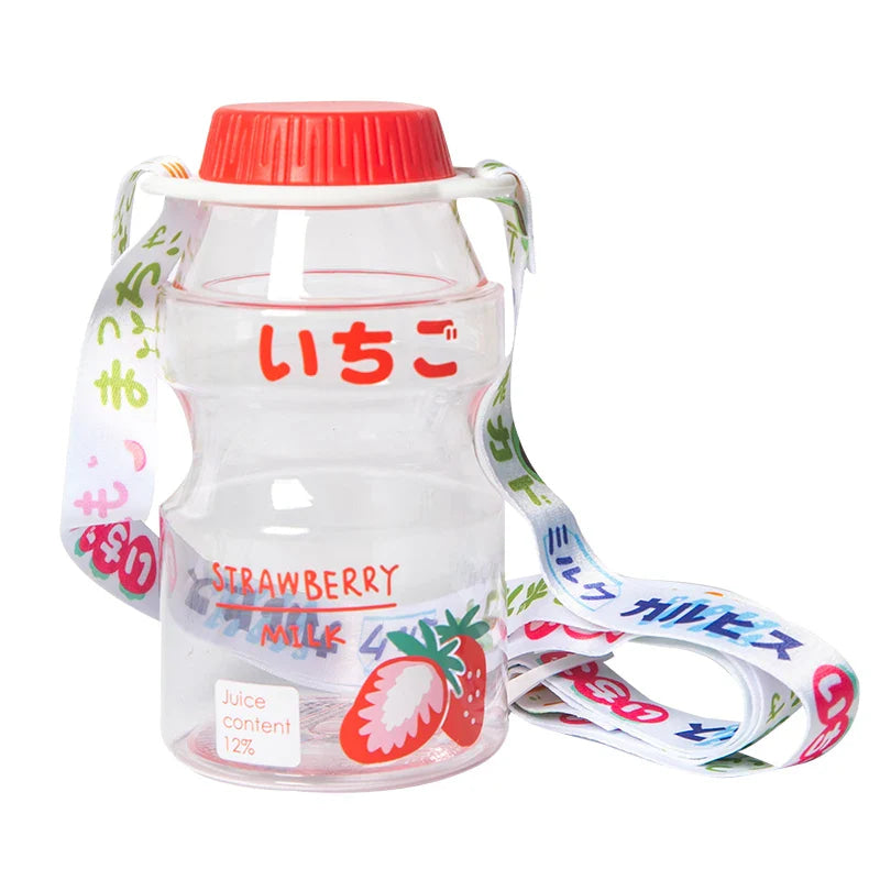 Japanese fruit water bottles - bottles - drinkware - fruit - kawaii - water