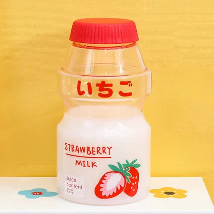 Japanese fruit water bottles - bottles - drinkware - fruit - kawaii - water