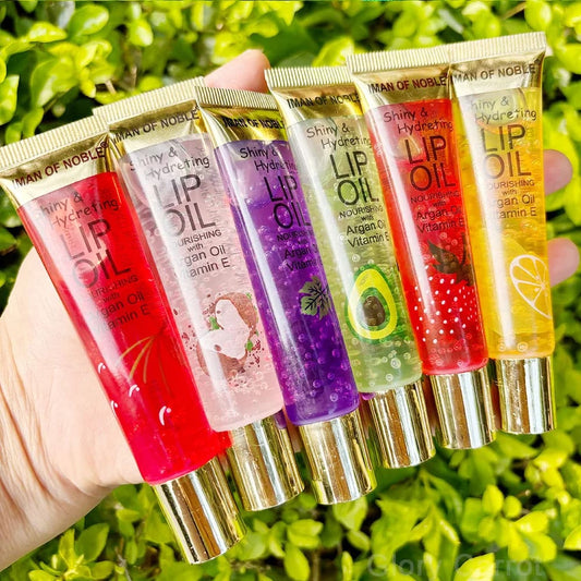 Kawaii juicy gel fruit moisturizing lip oil set