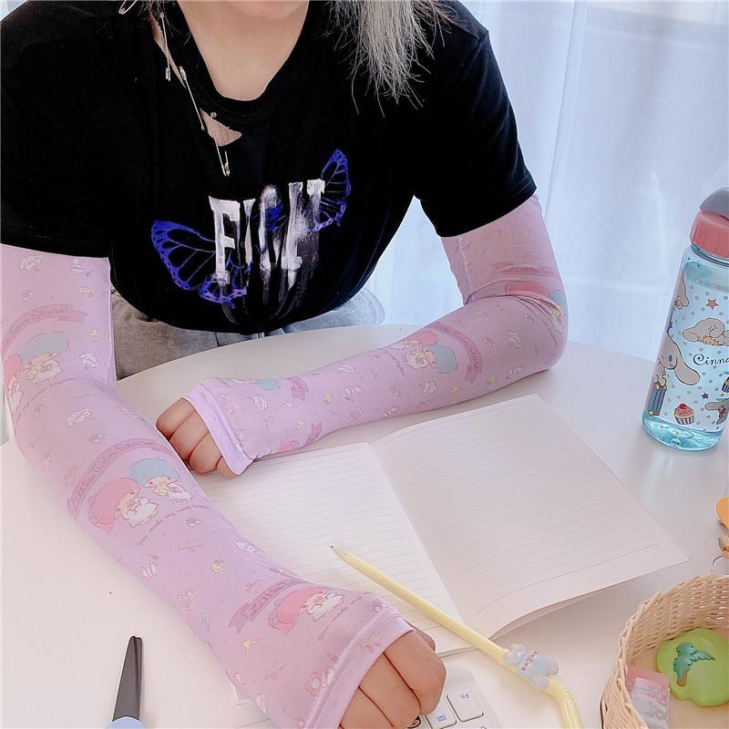 Kawaii Arm Sleeves - arm warmer, warmers, cinnamoroll, fairy kei, fairykei