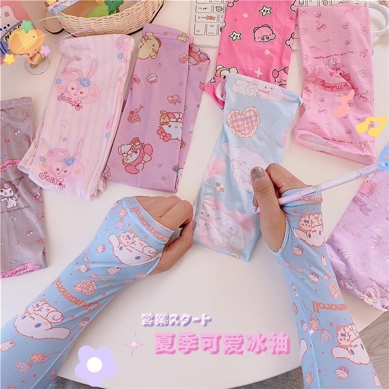 Kawaii Arm Sleeves - arm warmer, warmers, cinnamoroll, fairy kei, fairykei