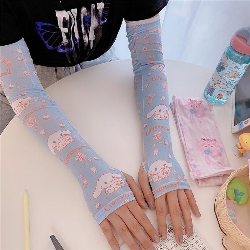 Kawaii Arm Sleeves - arm warmer, warmers, cinnamoroll, fairy kei, fairykei