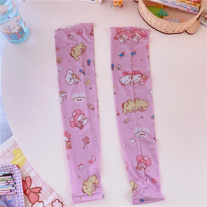 Kawaii Arm Sleeves - arm warmer, warmers, cinnamoroll, fairy kei, fairykei