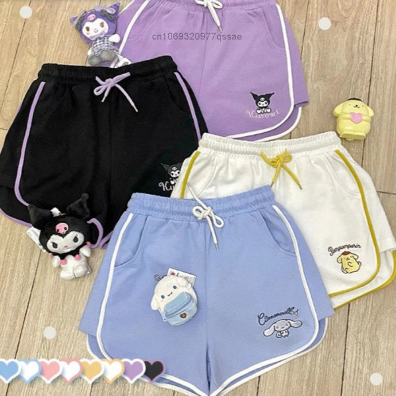 Kawaii athletic shorts - cinnamoroll - my melody - sanrio - short shorts