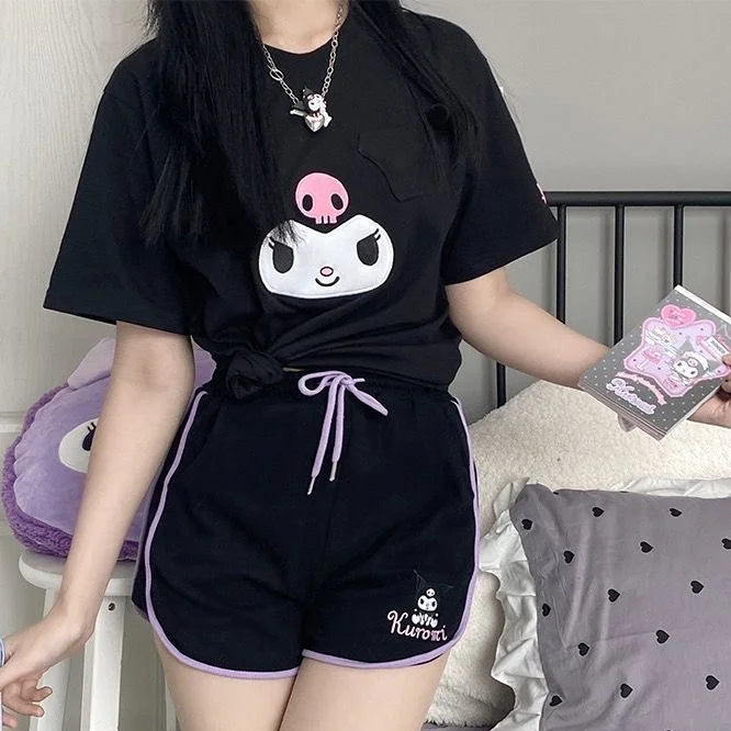 Kawaii athletic shorts - cinnamoroll - my melody - sanrio - short shorts