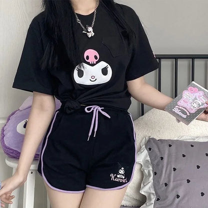 Kawaii athletic shorts - cinnamoroll - my melody - sanrio - short shorts