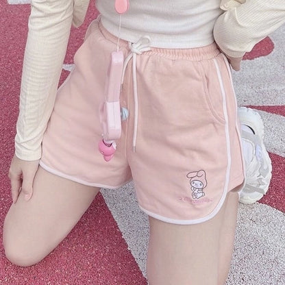 Kawaii athletic shorts - cinnamoroll - my melody - sanrio - short shorts