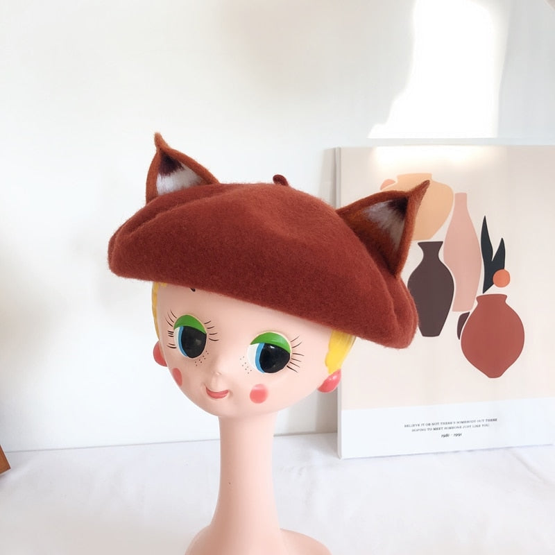 Kawaii Berets (21 styles) - beret, berets, hat, hats, headwear Kawaii Babe