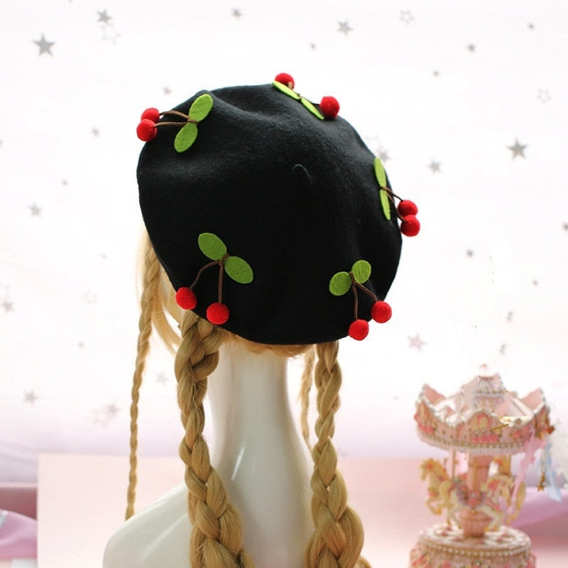 Kawaii Berets (21 styles) - beret, berets, hat, hats, headwear Kawaii Babe