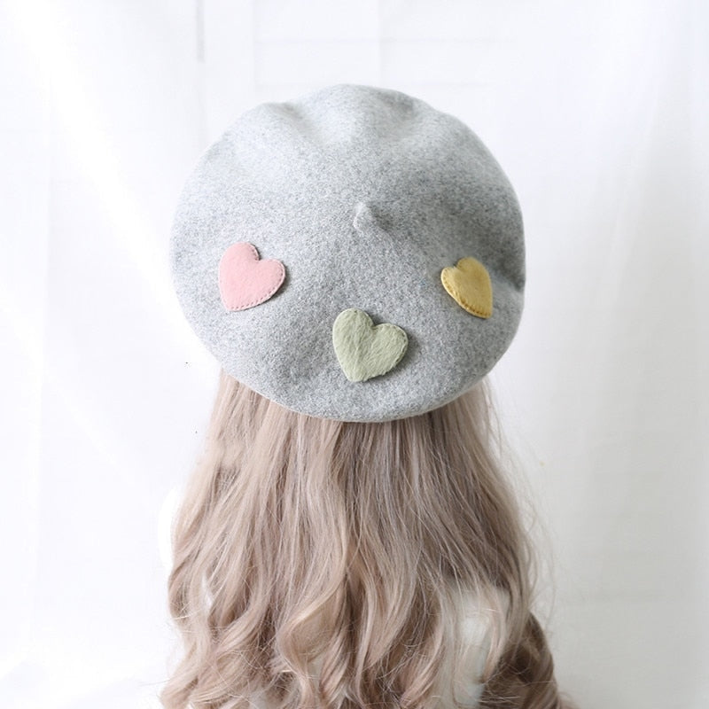 Kawaii Berets (21 styles) - beret, berets, hat, hats, headwear Kawaii Babe