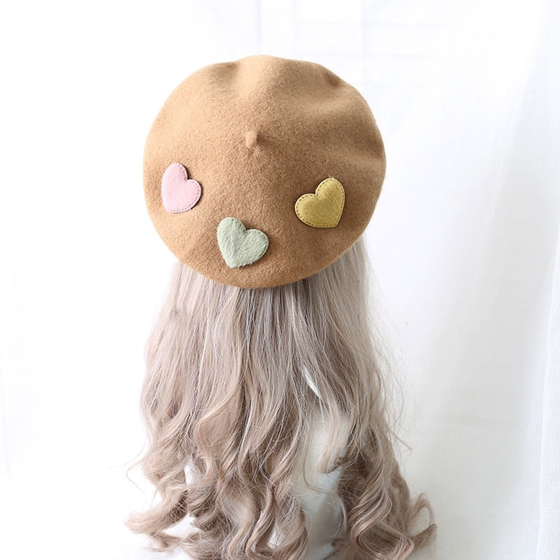 Kawaii Berets (21 styles) - beret, berets, hat, hats, headwear Kawaii Babe