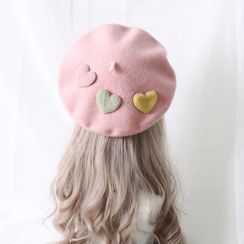 Kawaii Berets (21 styles) - beret, berets, hat, hats, headwear Kawaii Babe