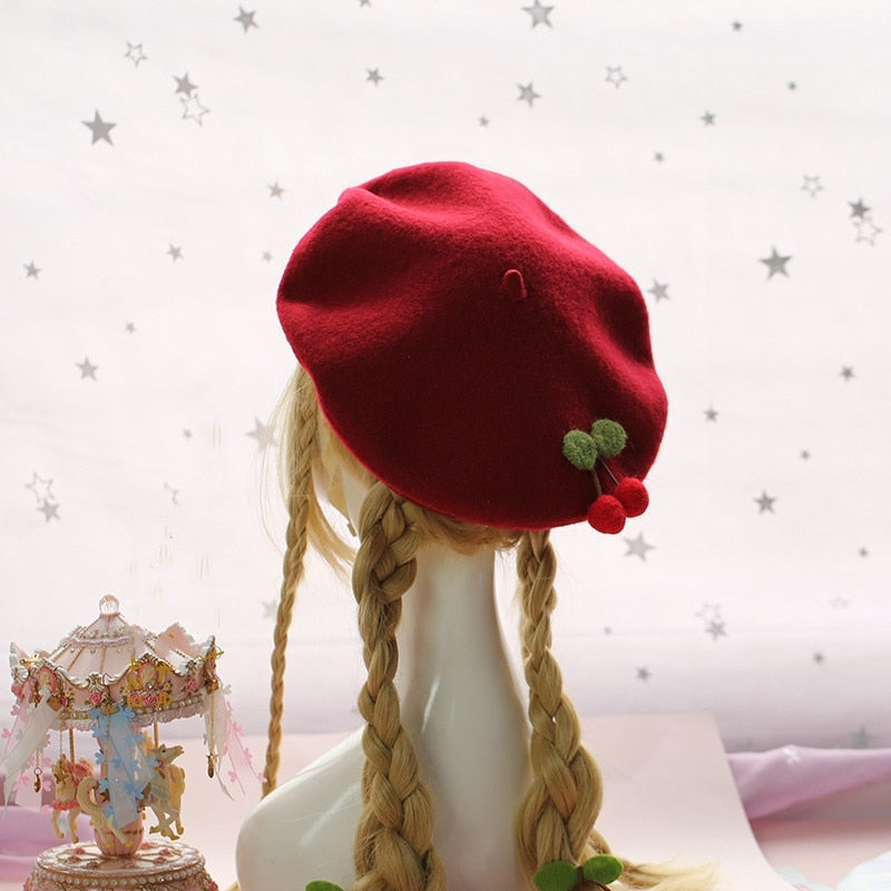 Kawaii Berets (21 styles) - beret, berets, hat, hats, headwear Kawaii Babe