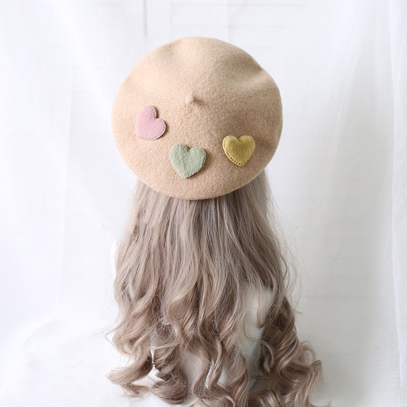 Kawaii Berets (21 styles) - beret, berets, hat, hats, headwear Kawaii Babe