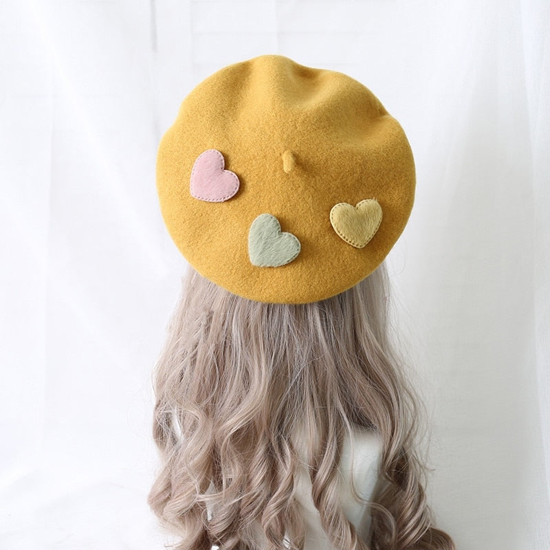 Kawaii Berets (21 styles) - beret, berets, hat, hats, headwear Kawaii Babe