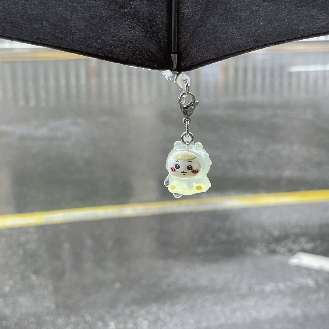 Raincoat Kawaii Keychain Chiikawa Usagi Doll Hachiware