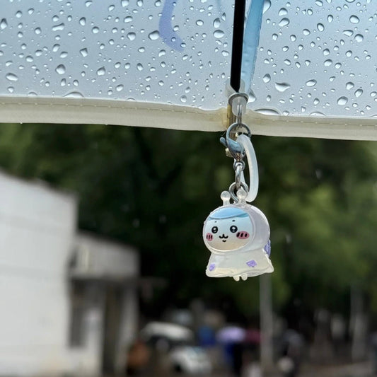 Raincoat Kawaii Keychain Chiikawa Usagi Doll Hachiware