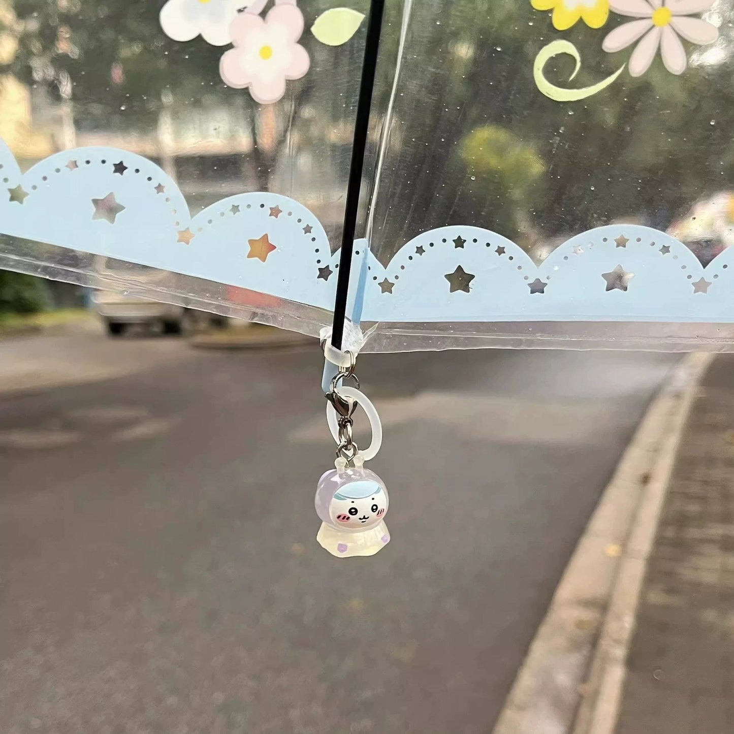Raincoat Kawaii Keychain Chiikawa Usagi Doll Hachiware