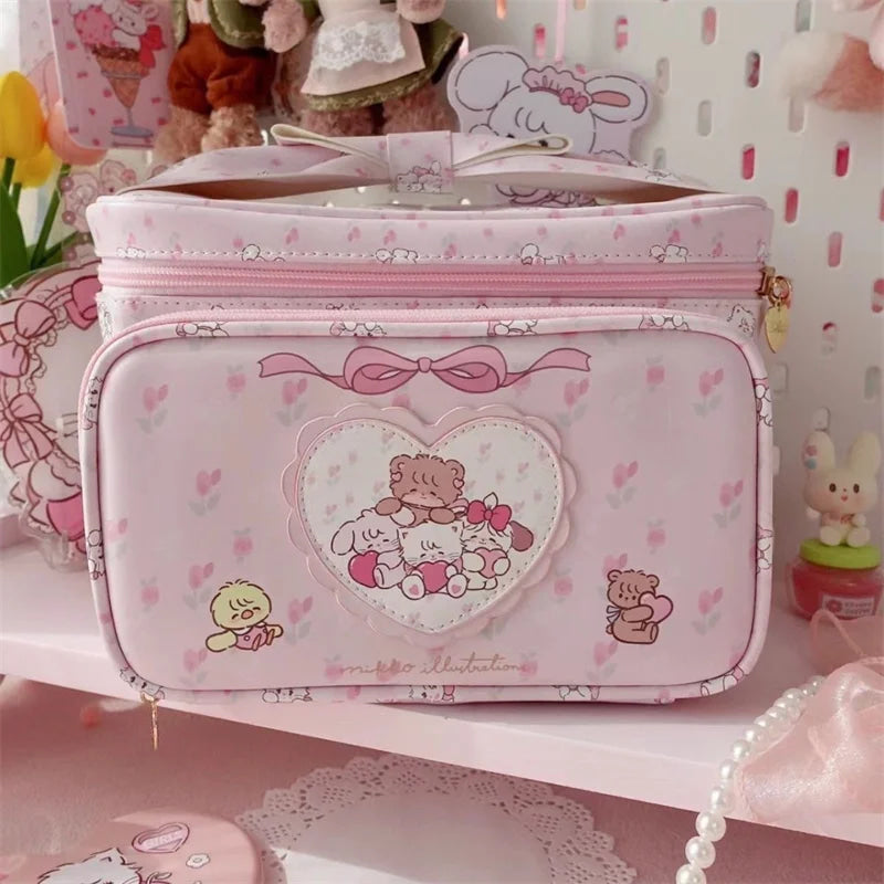 Kawaii friends make-up case - bags - cosmetic - bag - handbag - handbags
