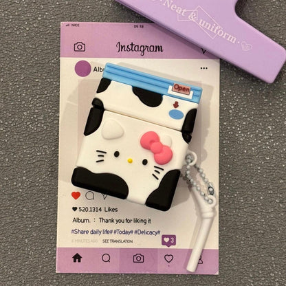 Étui pour écouteurs AirPods Kawaii Kitty Milk