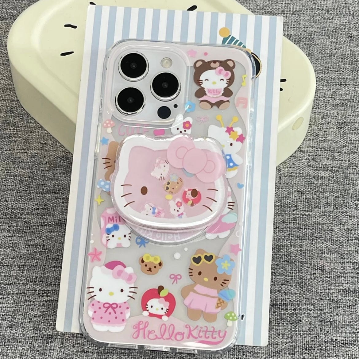 Kawaii Kitty Shaker Magnetic Stand iPhone Case SK581