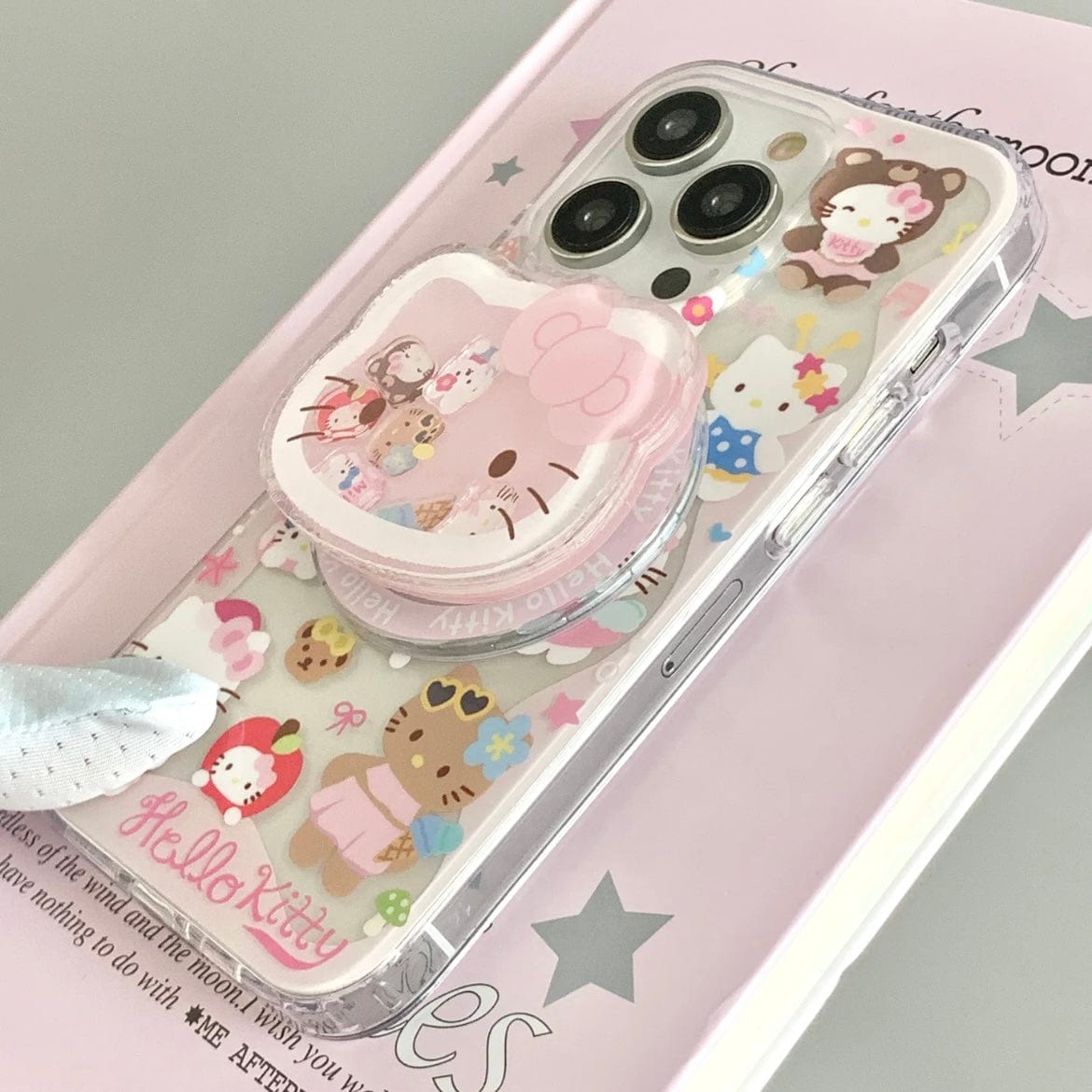 Kawaii Kitty Shaker Magnetic Stand iPhone Case SK581