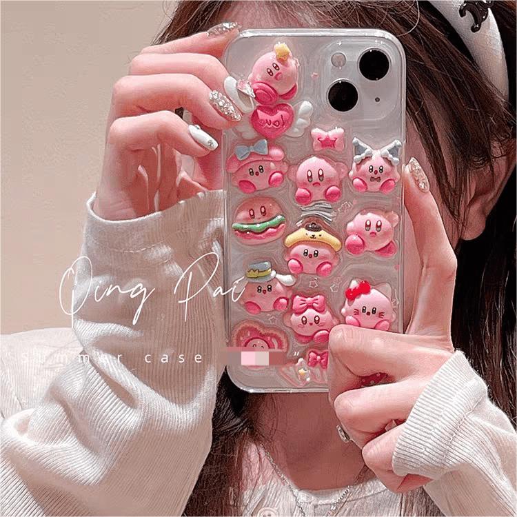 Kawaii Kirby iPhone-Hülle