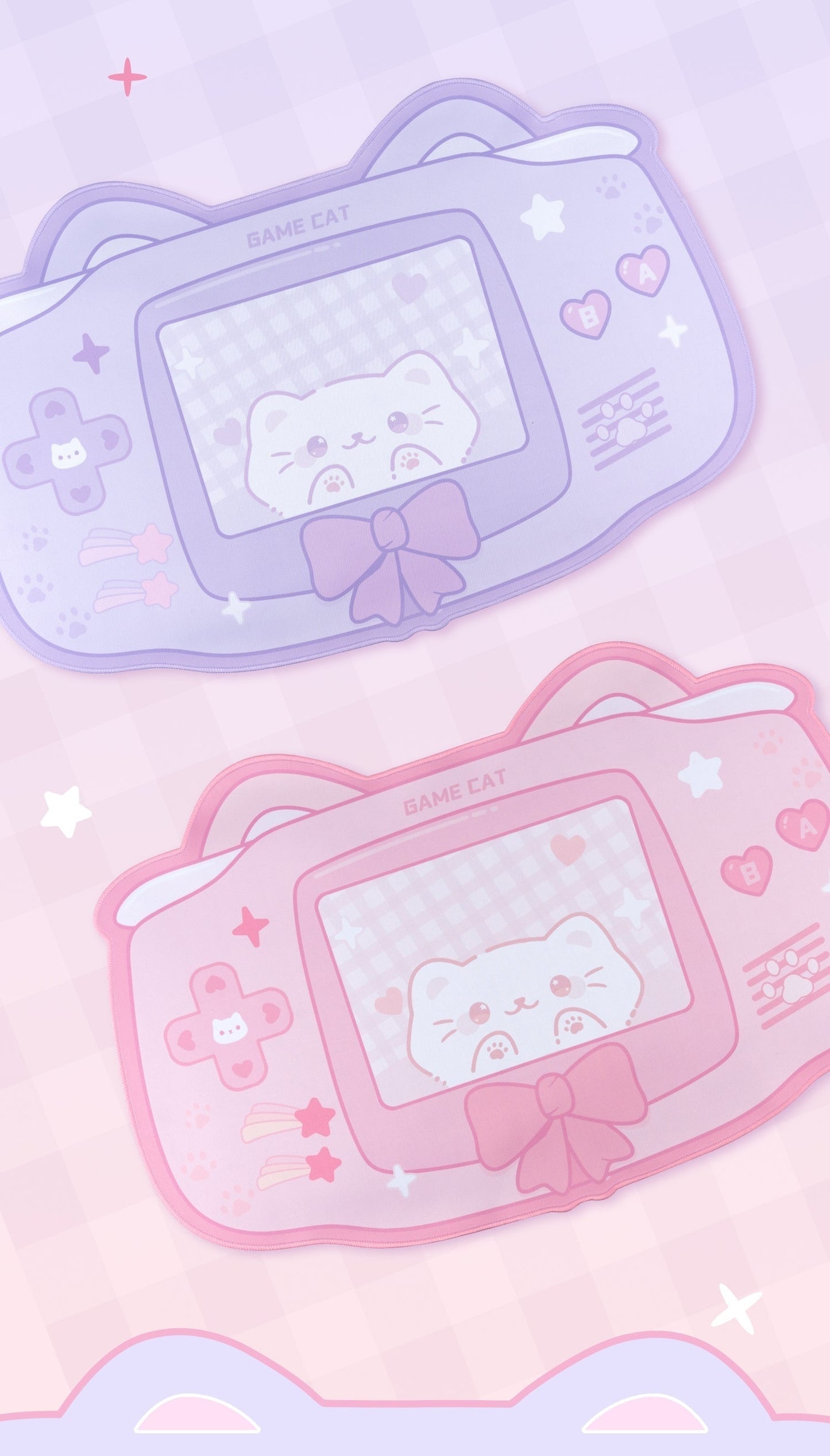 Kawaii Kitten Gaming Mousepad - desktop, fairy, fairy kei, kei fashion, fairykei