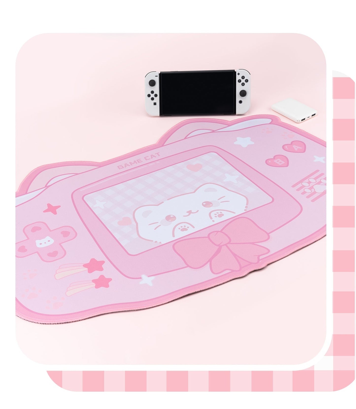Kawaii Kitten Gaming Mousepad - desktop, fairy, fairy kei, kei fashion, fairykei
