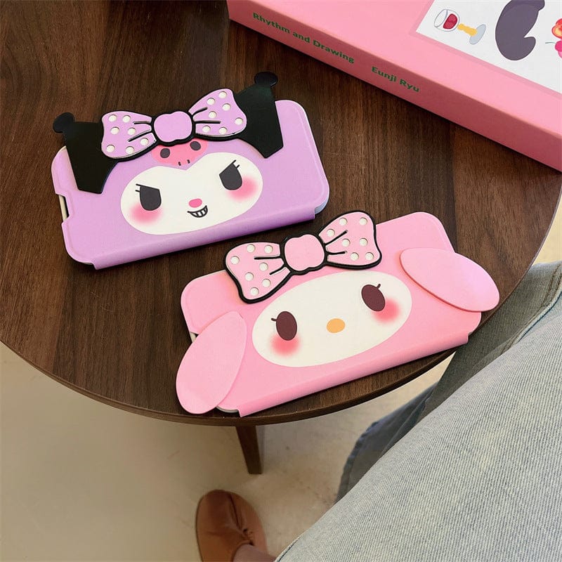 Kawaii Melo Kuro Flip iPhone Case