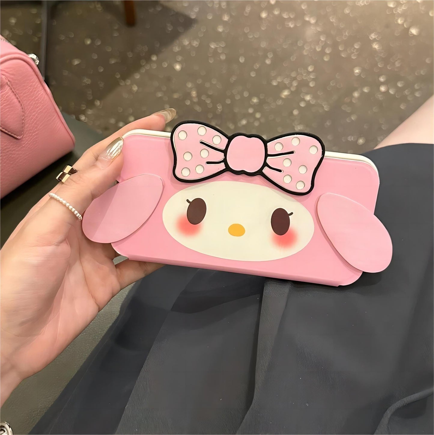 Kawaii Melo Kuro Flip iPhone Case