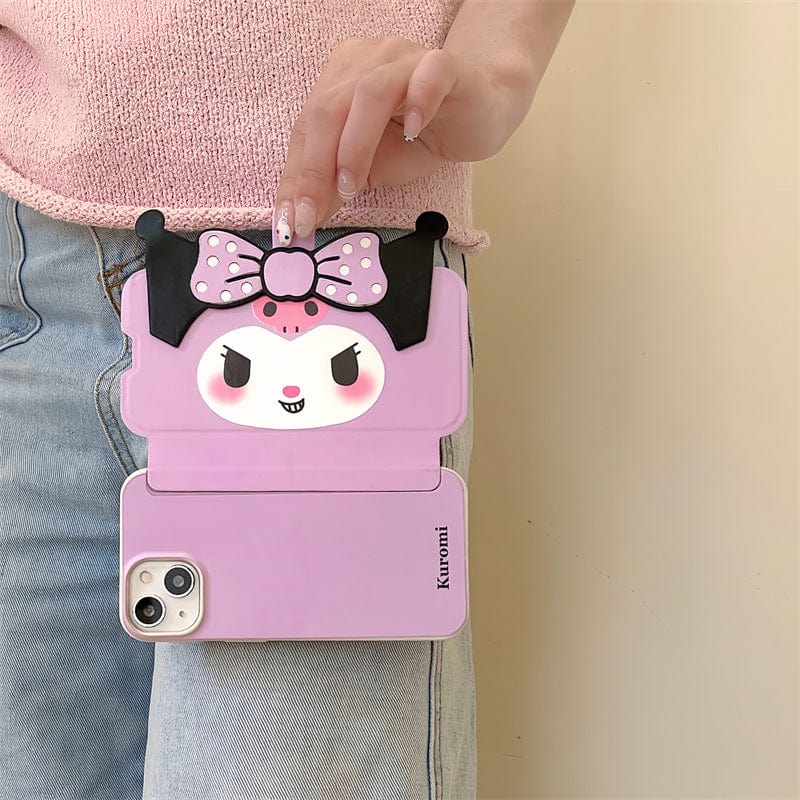 Kawaii Melo Kuro Flip iPhone Case