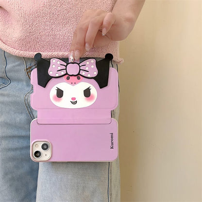 Kawaii Melo Kuro Flip iPhone-Hülle