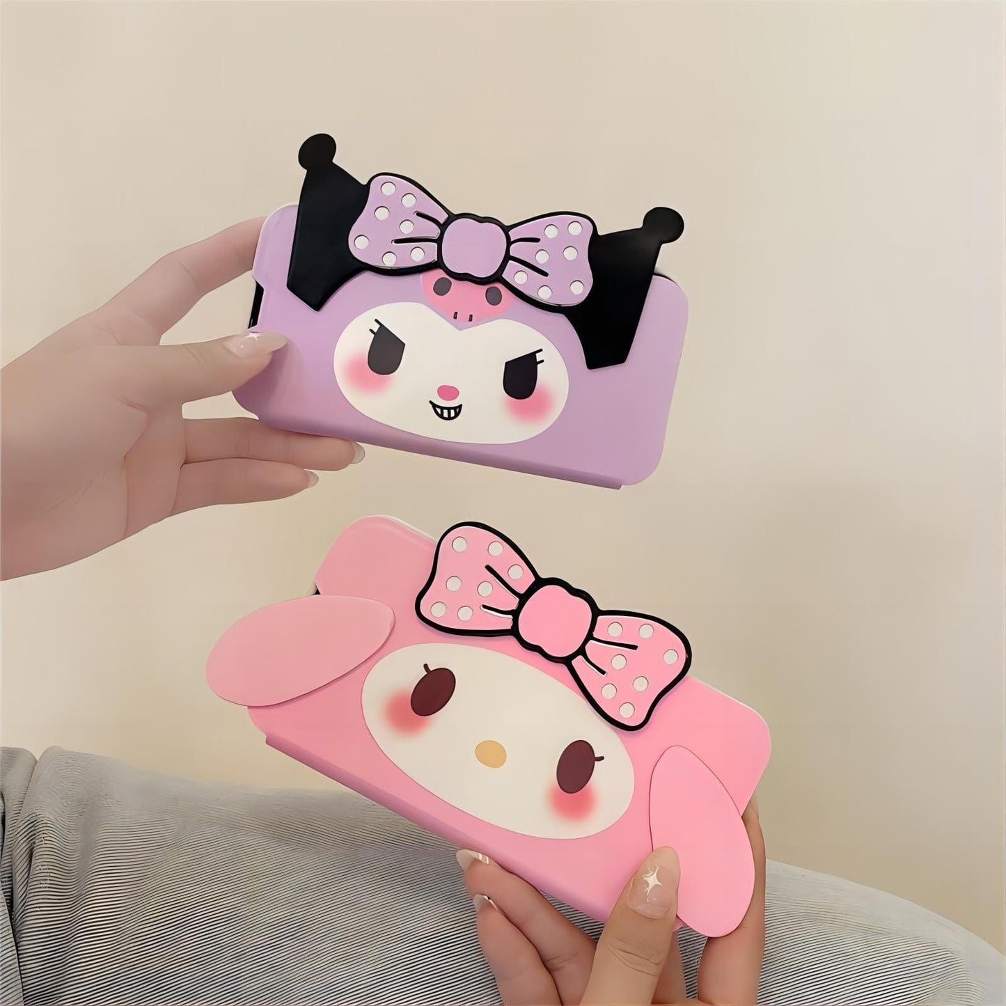 Kawaii Melo Kuro Flip iPhone Case