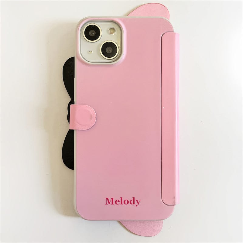 Kawaii Melo Kuro Flip iPhone Case