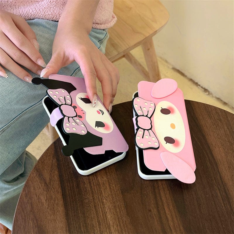 Kawaii Melo Kuro Flip iPhone Case