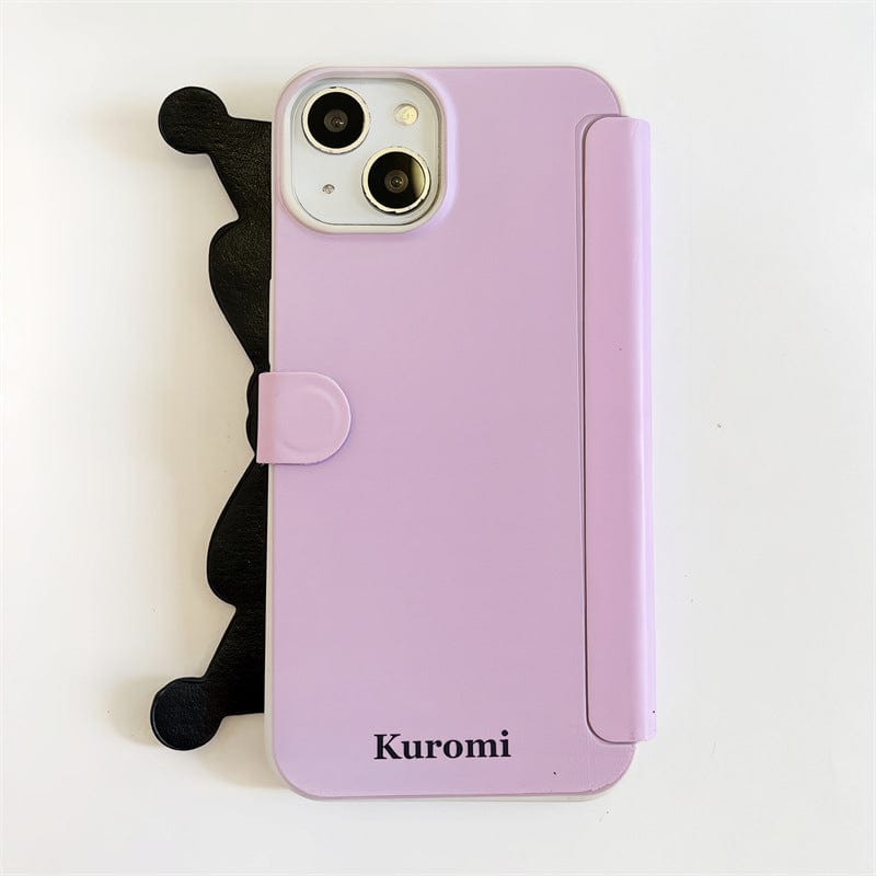 Kawaii Melo Kuro Flip iPhone Case