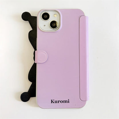 Kawaii Melo Kuro Flip iPhone-Hülle