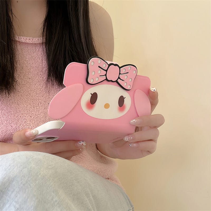 Kawaii Melo Kuro Flip iPhone Case