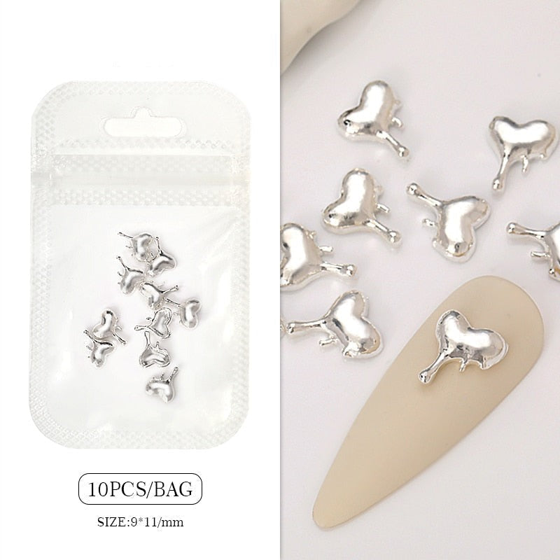 Kawaii nail art sticker gems - bows - charms - gems - hearts - jewels