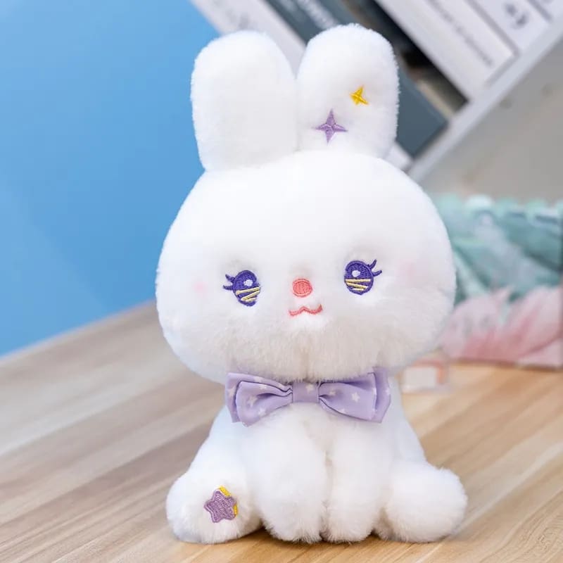 Kawaii pastel star peep easter bunny plush toy stuffed animal