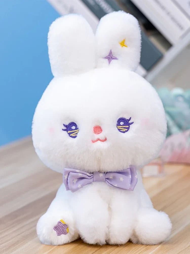 Kawaii pastel star peep easter bunny plush toy stuffed animal