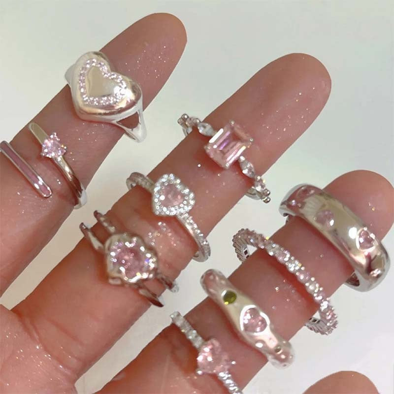 Pink Princess Rings – Sukikawaii