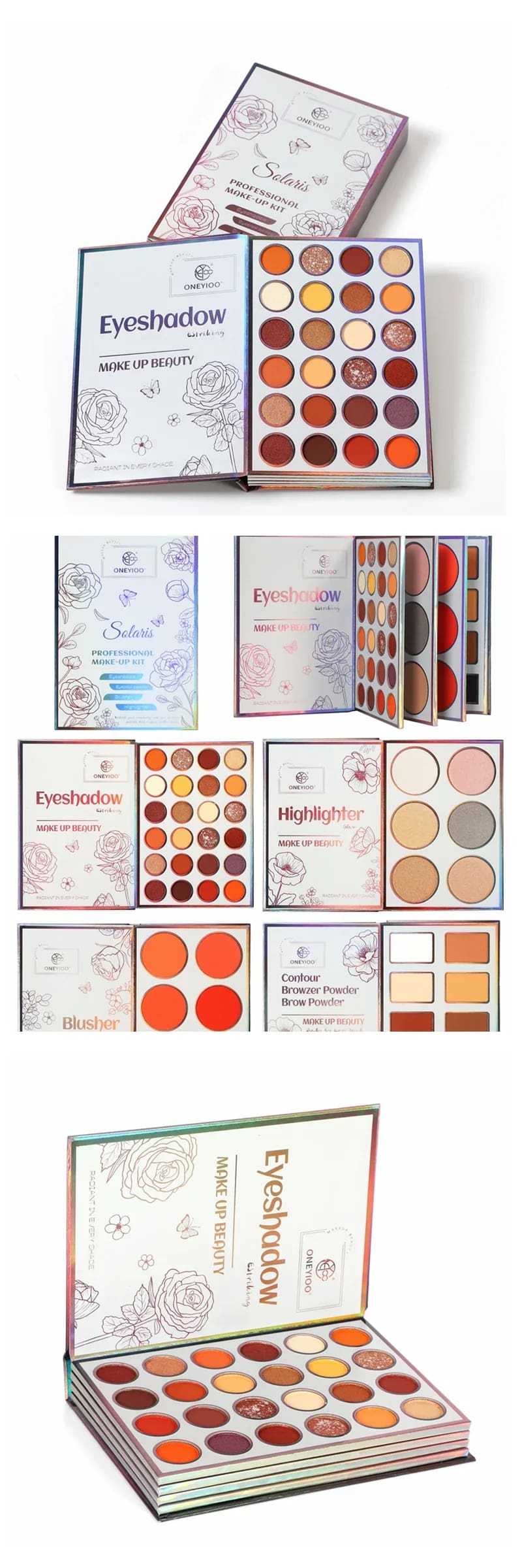 Kawaii pixel gamer girl eye shadow make-up palette