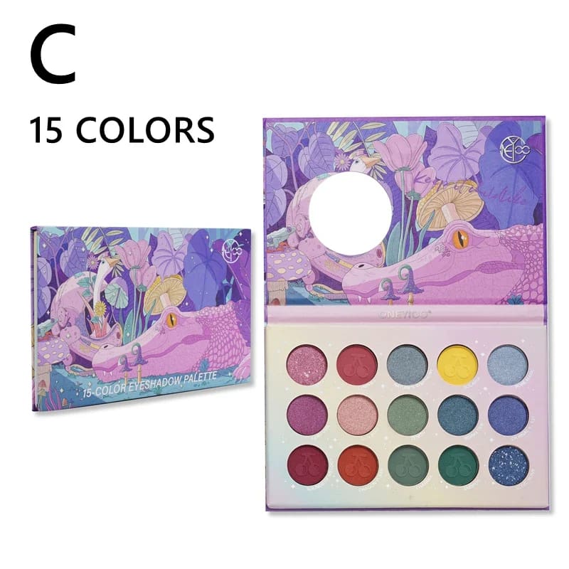 Kawaii pixel gamer girl eye shadow make-up palette