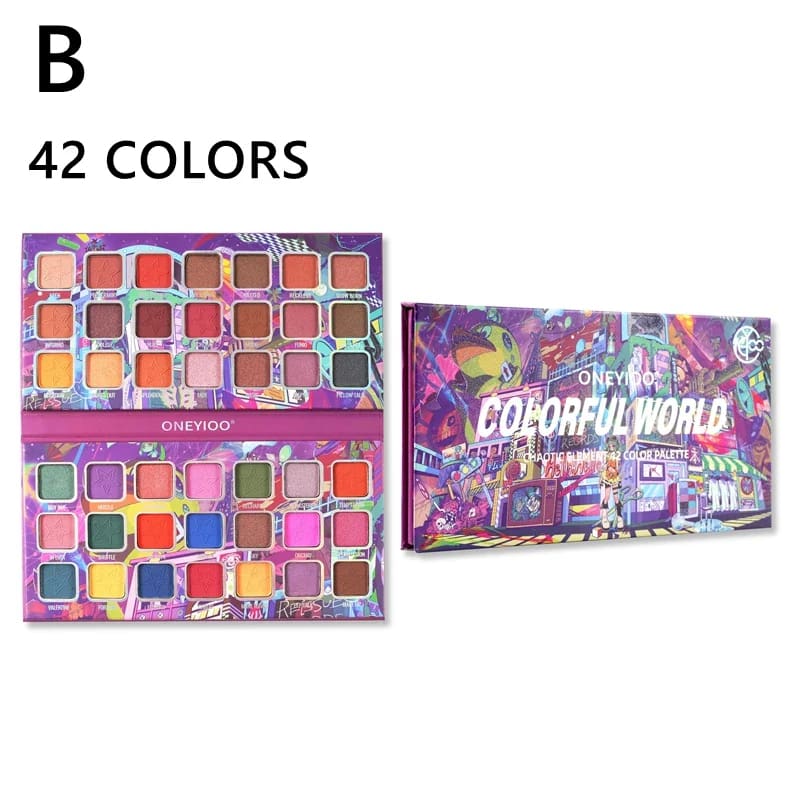 Kawaii pixel gamer girl eye shadow make-up palette